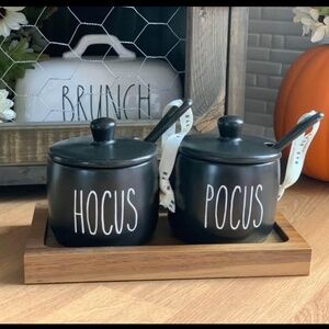 Rae Dunn Hocus Pocus Jelly Jam Jars